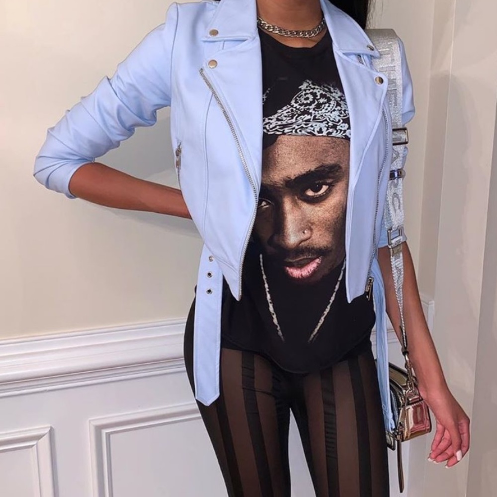 2pac photo tee